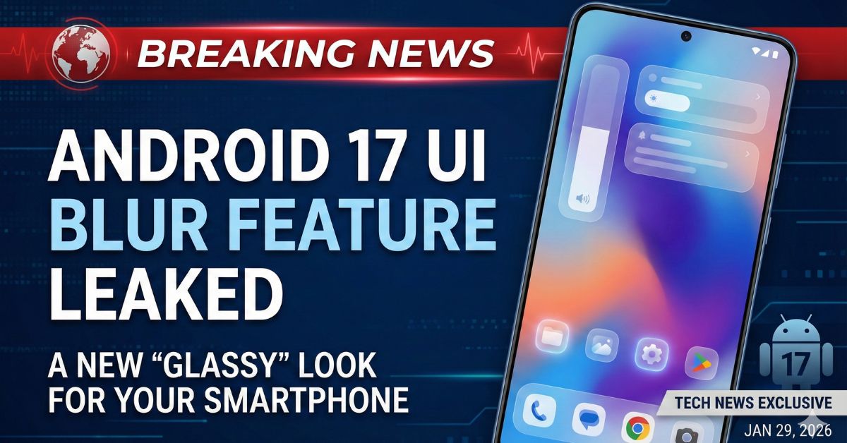 Android 17 UI Blur Feature Leaked