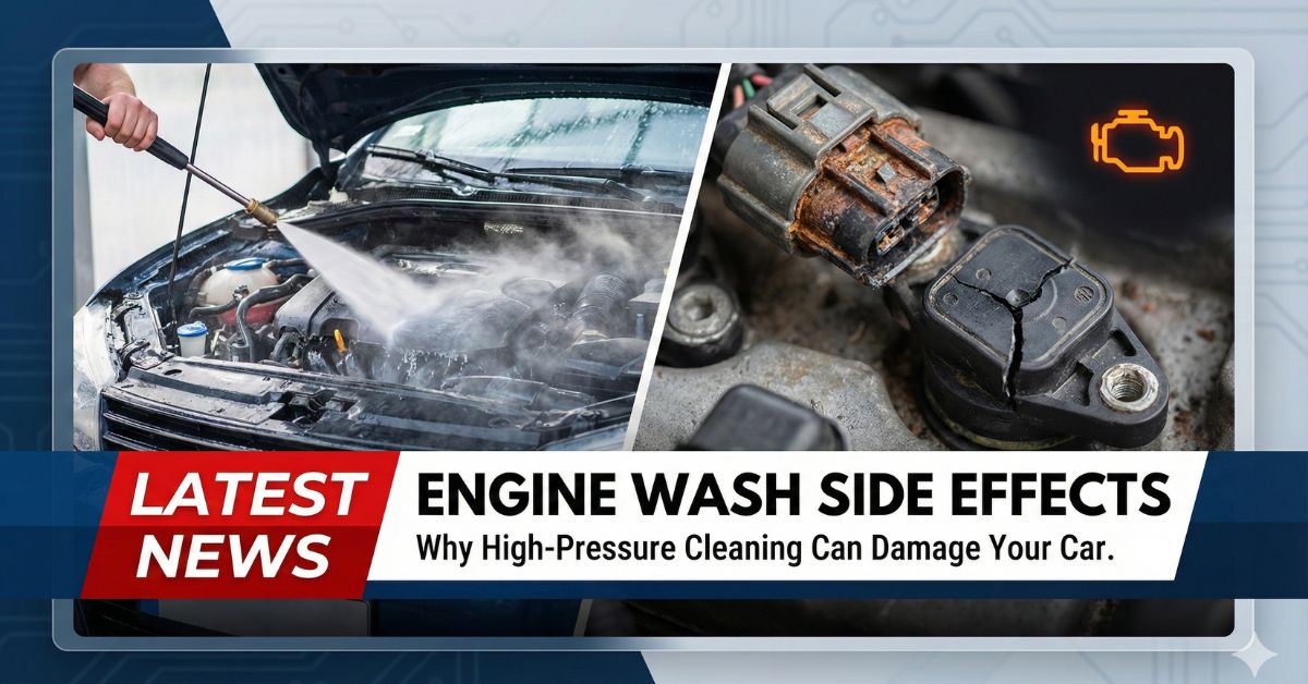 Engine wash side effects