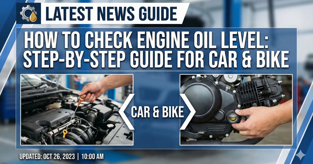 How to Check Engine Oil Level
