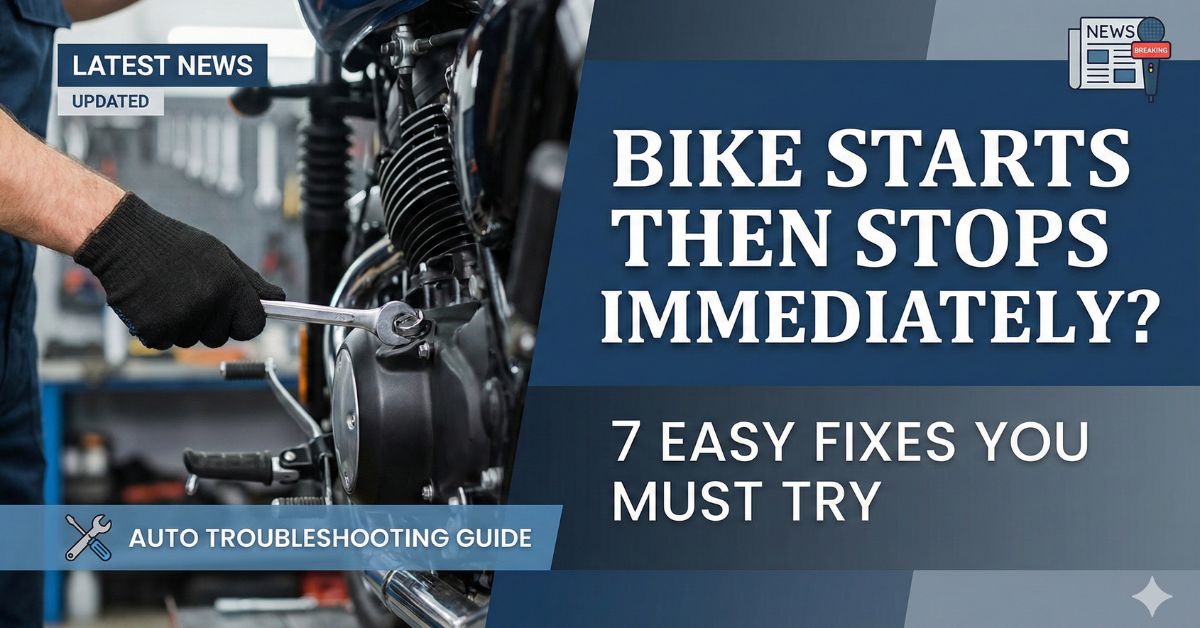 Bike Starts Then StopsBike Starts Then Stops Immediately