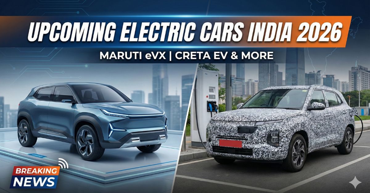 Upcoming Electric Cars in India 2026