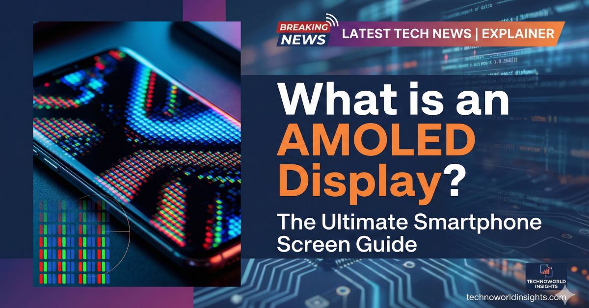 What is the AMOLED dislpay ?